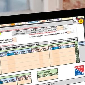 TECA Heat Loss & Heat Gain Calculator - Verified F280 Software
